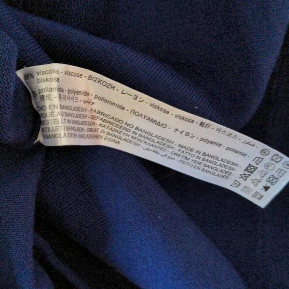 Like NEW ZARA angular square neckline sweater tunic with split detail - Picture 9 of 12